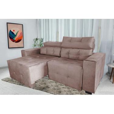 Imagem de Retratil 2 lugares 2 metros  - Beatriz Decor , ROSE GOLD