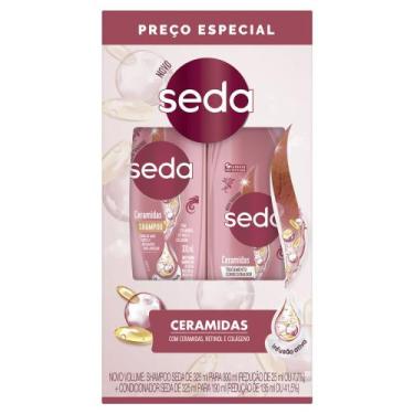 Imagem de Shampoo 300ml e Condicionador 190ml Seda Ceramidas