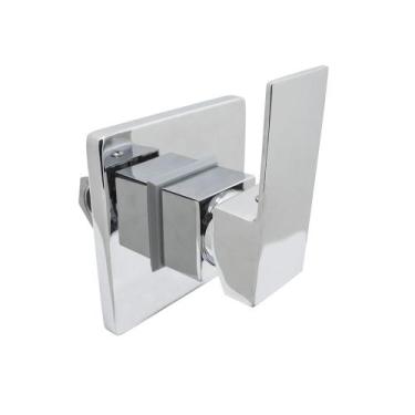 Imagem de Acabamento Registro Chuveiro Monocomando Misturador Square Quadrado Me