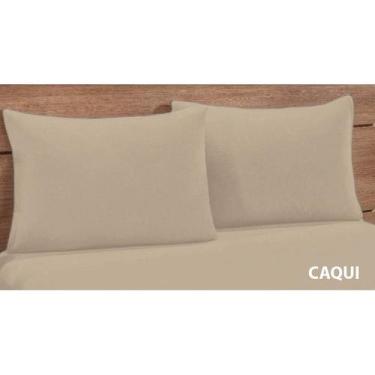 Imagem de 1 Fronha Travesseiro 90cmx50cm Percal Com Zíper 200 fios - Dryka Enxov