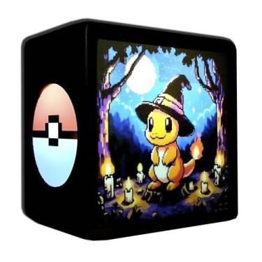 Imagem de Luminária Abajur Gamer Pokémon Charmander Decoração Geek - Sirius Geek