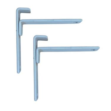 Imagem de Suporte Para Prateleiras Aéreas Flutuantes (Par) - Suporte Gpf, Branco