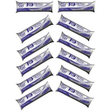 Imagem de Hene Em Gel Jaborandi 11x180gr Divina Dama Preto Forte (Preto Azulado)