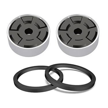 Imagem de COONIUM Kits de reconstrução de pistões de substituição de freio a disco hidráulico compatíveis com pinça Shimano SLX XT XTR Series, liga de titânio, pacote com 2 pistões para um serviço de paquímetro