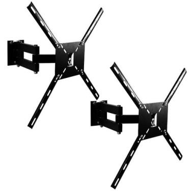 Imagem de Kit 2 Suportes Articulados Tvs Com Telas Até 70 Polegadas - Cab Qualit