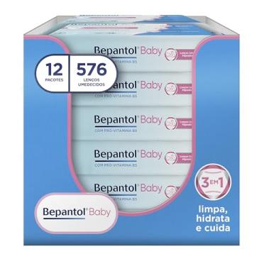 Imagem de Lenço Umedecido, Bepantol Baby - 576 unidades