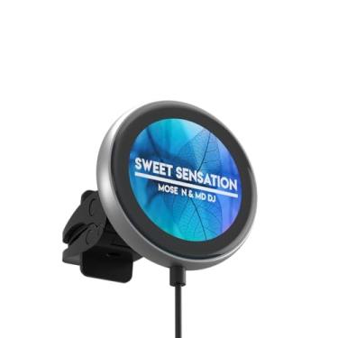 Imagem de Ottocast Adaptador CarPlay sem fio CarPlayClip CarPlay sem fio com tela inteligente visual, adaptador Mini Car Play Converte rapidamente CarPlay com fio para CarPlay sem fio para carros CarPlay com