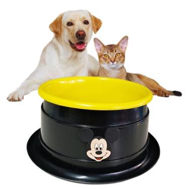 Imagem de Comedouro Bebedouro Pet Anti-Formigas 750ml  Ideal para Cachorros e Ga