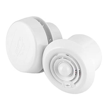 Imagem de Ventilador de Teto 12V LED Grade de Ventilação de Teto de Ar Redondo Portátil Silencioso RV Motorhome Ventilador de Trailer de Viagem