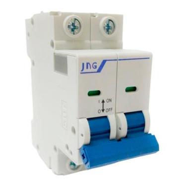 Imagem de Disjuntor Bipolar Din Curva C 63a Dz47-63 JNG