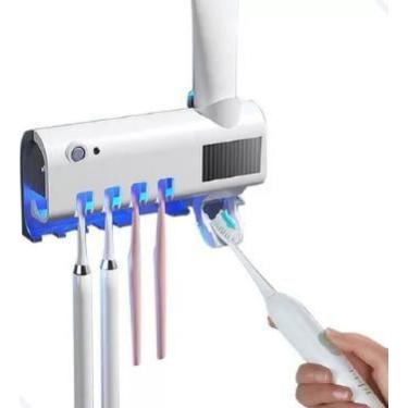Imagem de Design moderno e funcional: Suporte Elétrico Esterilizador de Escovas 