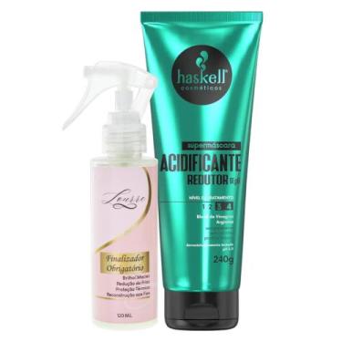 Imagem de Kit Supermáscara Acidificante 240gr Haskell + Finalizador Obrigatório 
