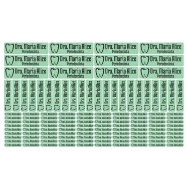 Imagem de 124 Etiquetas Adesivos Instrumentais Autoclavável Dentista - Tectoner,