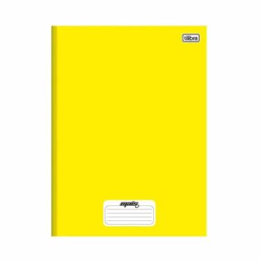 Imagem de Caderno 1/4 1 Matéria Mais Amarelo 96 Folhas Tilibra