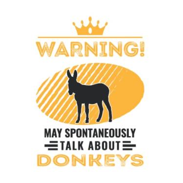 Imagem de Donkey Notebook: May Spontaneously Talk About Donkeys Maultier Donkey / 6x9 Inches / 120 graph Sites