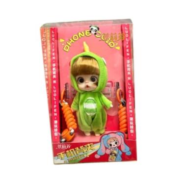 Imagem de menolana Boneca fofa saco de dormir boneca acessório móvel adorável leve presente de aniversário para meninas quarto infantil decoração de lembrancinhas, Pequeno Dragão