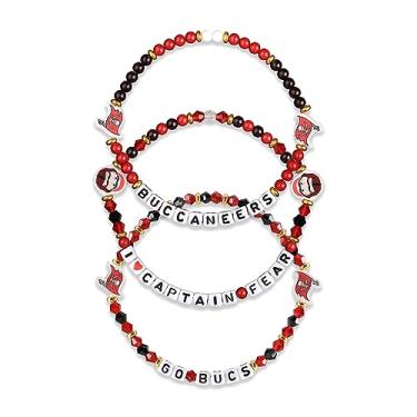 Imagem de FOCO Tampa Bay Buccaneers NFL pacote com 3 pulseiras da amizade