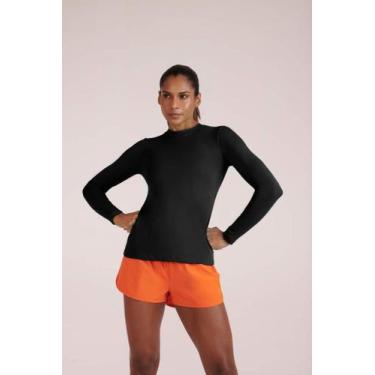 Imagem de Camiseta Lupo AF Repelente UV 77028-003, M, Preto