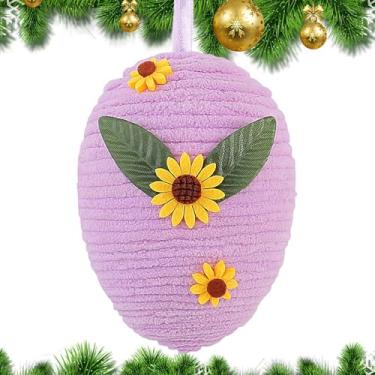Imagem de Enfeites de ovo de Páscoa para árvores pequenas,Decorações de Páscoa Enfeites de ovo - Pingente de Ovos de Páscoa,Ornamentos de ovo de Páscoa Pingente de ovo de Páscoa Decorações artificiais para casa