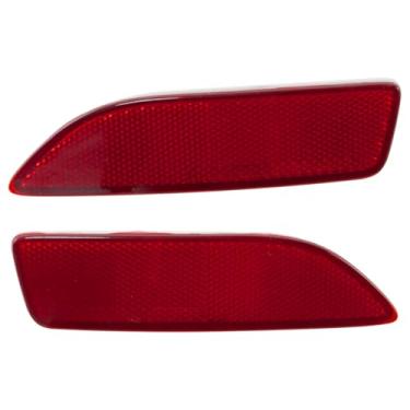 Imagem de RLB-HILON Refletor de para-choque traseiro compatível com Toyota Corolla 2011 2012 2013 ano, para 81920-02030 81910-02130, para lado do motorista e do passageiro