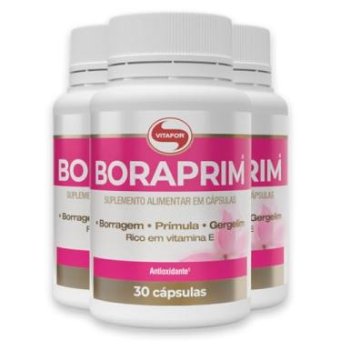 Imagem de Kit 3 Boraprim Vitafor 30 Cápsulas