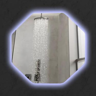 Imagem de Espelho Sextavado Led Sem Moldura 60 Cm - DIRETOO, BRANCO FRIO FONTE