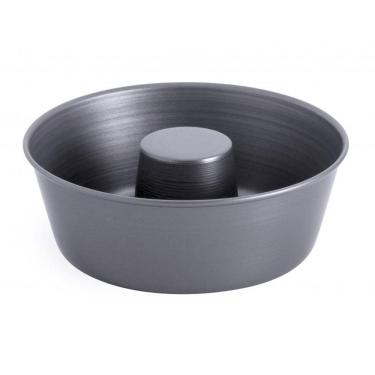 Imagem de Forma Para Bolo Enjoy Antiaderente Cinza 18Cm Alegrete