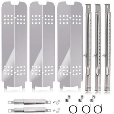 Imagem de Hiorucet Peças de reposição para churrasqueira Charbroil 463340516, 463370519, 463370516 Gas2Coal 3 queimadores, Char Broil 463278418, 463278419, G553-0002-W1A tendas térmicas para Charbroil Gas. 2