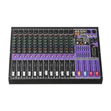 Imagem de Sound Town Mixer De Áudio Profissional De 12 Canais Com 99 Dsp, Usb Mp3 Bluetooth, Equalizador Duplo De 7 Bandas, Alimentação Fantasma De 48 V E Mudo, Gravação (Triton-Tx1202)