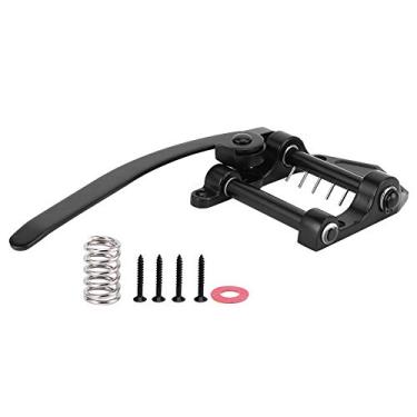 Imagem de Ponte Vibrato de Cauda, ​​guitarra de Tremolo para Sg/Tele e Lp Tampo Liso de Guitarras Elétricas (Preto)