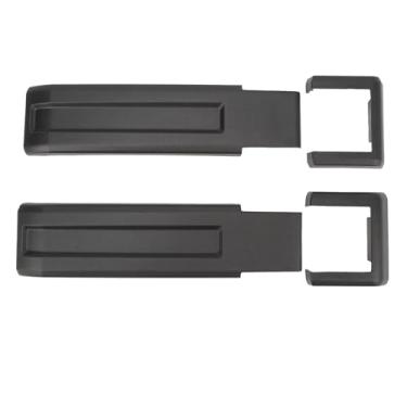 Imagem de GRCFUMO Tampa da dobradiça da porta traseira do carro, guarnição resistente da tampa da dobradiça da porta traseira, guarnição inferior superior da dobradiça da porta traseira