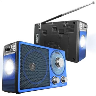 Imagem de Radio Retro Fm Am Portátil Com Pen Drivecartão Sd Tomada E Pilha Usb S