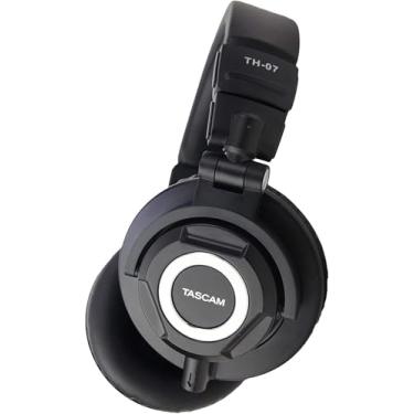 Imagem de Fones de ouvido Tascam TH-07, alta definição para estúdio, preto