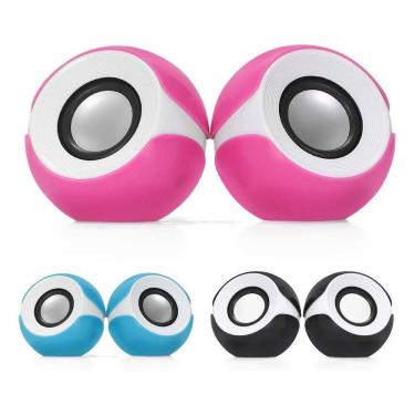 Imagem de Caixa Caixinha De Som Portátil Pc Gamer Usb P2 Notebook Knup