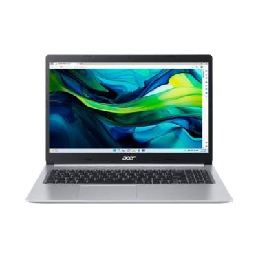 Imagem de Notebook Acer A515-45-R5AT amd Ryzen 5 5500U 8GB ssd 256GB 15,6 fhd Windows 11 Home Bivolt Prata