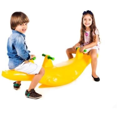 Imagem de Gangorra Crocodilo Divertida Amarela