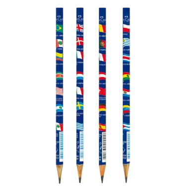 Imagem de Lápis preto decorado  redondo  Ecolapis Tabuada Fantasia Fab