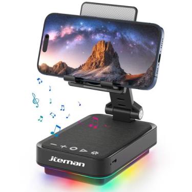 Imagem de Alto-Falante Bluetooth Multifuncional JTEMAN com Suporte para Telefone