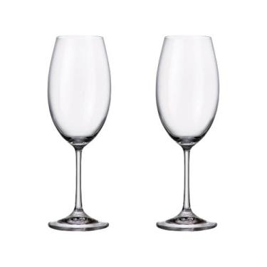 Imagem de Taça De Cristal Bohemia Para Vinho Branco 400 ml Milvus 2 Peças - Bohe
