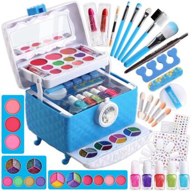 Imagem de Kit de maquiagem fun kidz Frozen Themed, 60 unidades, lavável para crianças