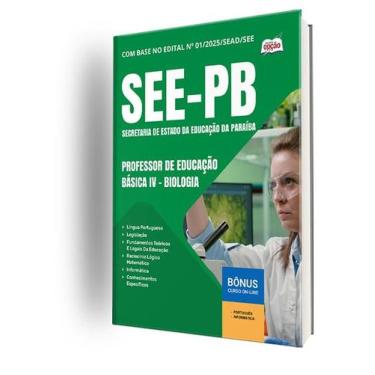 Imagem de Apostila SEE-PB  - Professor de Educação Básica IV - Biologia - Aposti