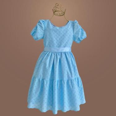 Imagem de Vestido Infantil Laise Maui - Look Elegante para Festa e Passeio - Lau