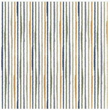 Imagem de Papel De Parede Bobinex Revoada - Listra Aquarela Azul, Militar E Most