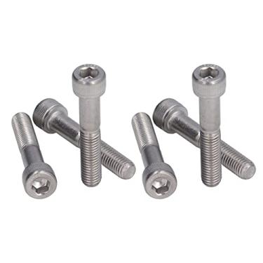 Imagem de Parafusos de tampas de cabeça cilíndrica, resistente à corrosão A2-70 de aço inoxidável 10 unidades de alta resistência, vários tamanhos, parafusos de soquete sextavado, variedade(M10 * 50)