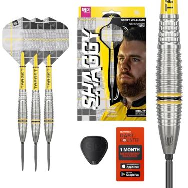 Imagem de Target Darts Scott Williams Generation 2 Swiss Point Steel Tip Dart Set, 25G | Player Edition G2 90% Tungsten Dards, Pro Ultra No.2 Flights, Pro Grip Tag Shafts & SP Tool