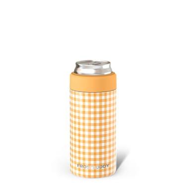 Imagem de Frost Buddy Mini refrigerador universal de latas – serve para latas finas de 350 ml, mini refrigerantes de 212 g, mini bebidas energéticas – isolamento a vácuo de parede dupla – aço inoxidável