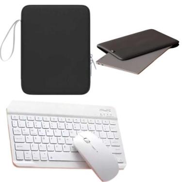 Imagem de Kit P/ Para Galaxy Tab S6 Lite Case Bolsa + Teclado E Mouse - fam