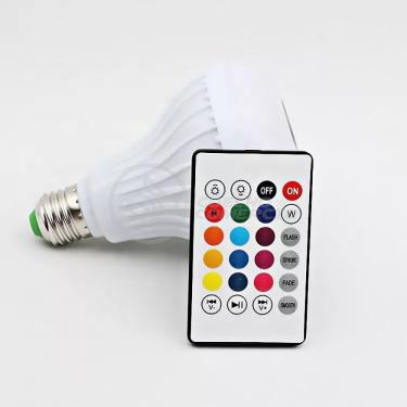 Imagem de Lâmpada Led 12W E27 Rgb Colorida Com Caixa De Som