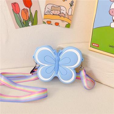 Imagem de Bolsa De Silicone Infantil Criança Borboleta - oem, Azul