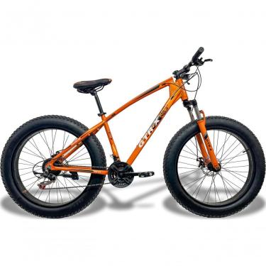 Imagem de Bicicleta Fat Bike Gtr-x Aro 26 Freios Disco Alumínio Shimano Quadro 17 Laranja